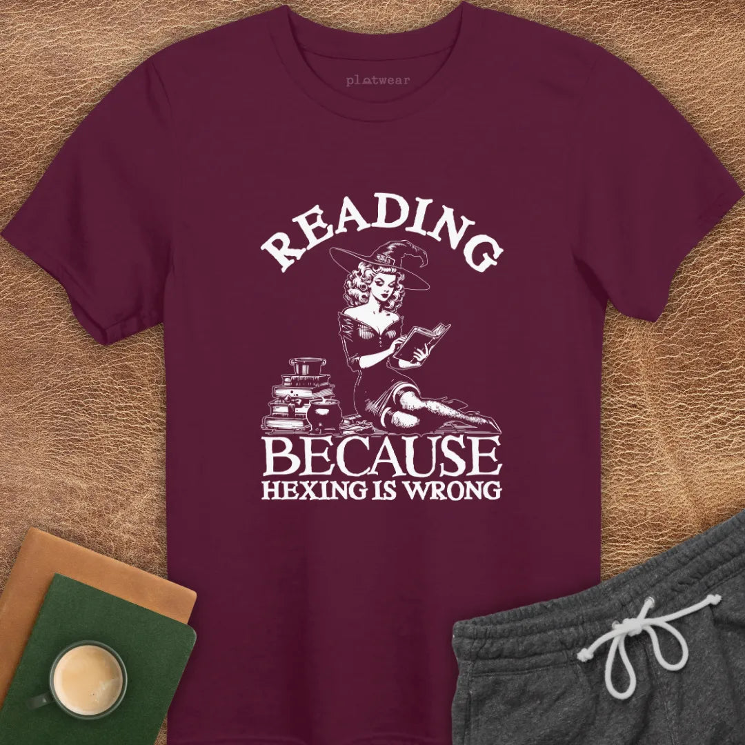 READING BECAUSE T-SHIRT