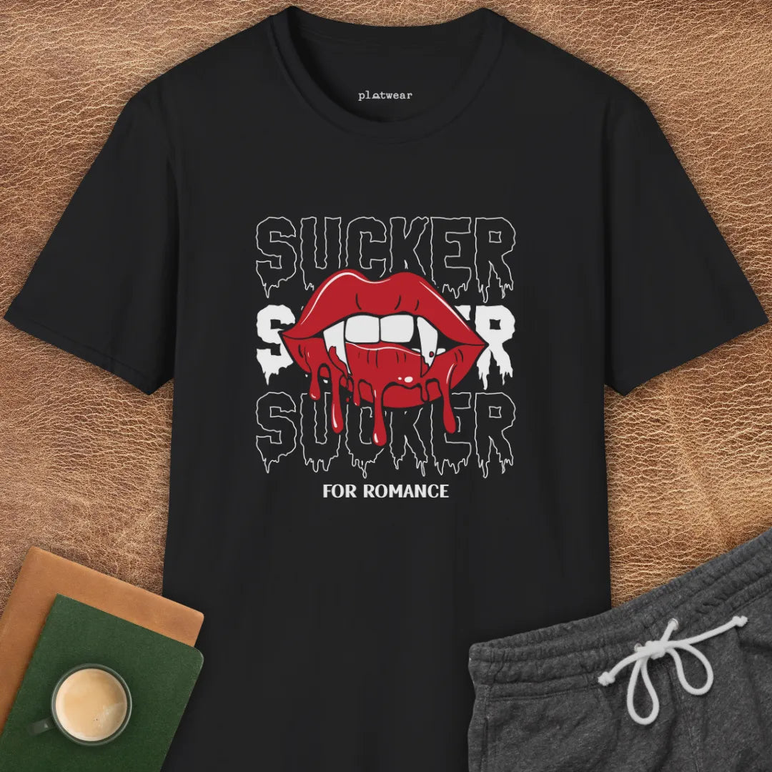 SUCKER FOR ROMANCE T-SHIRT