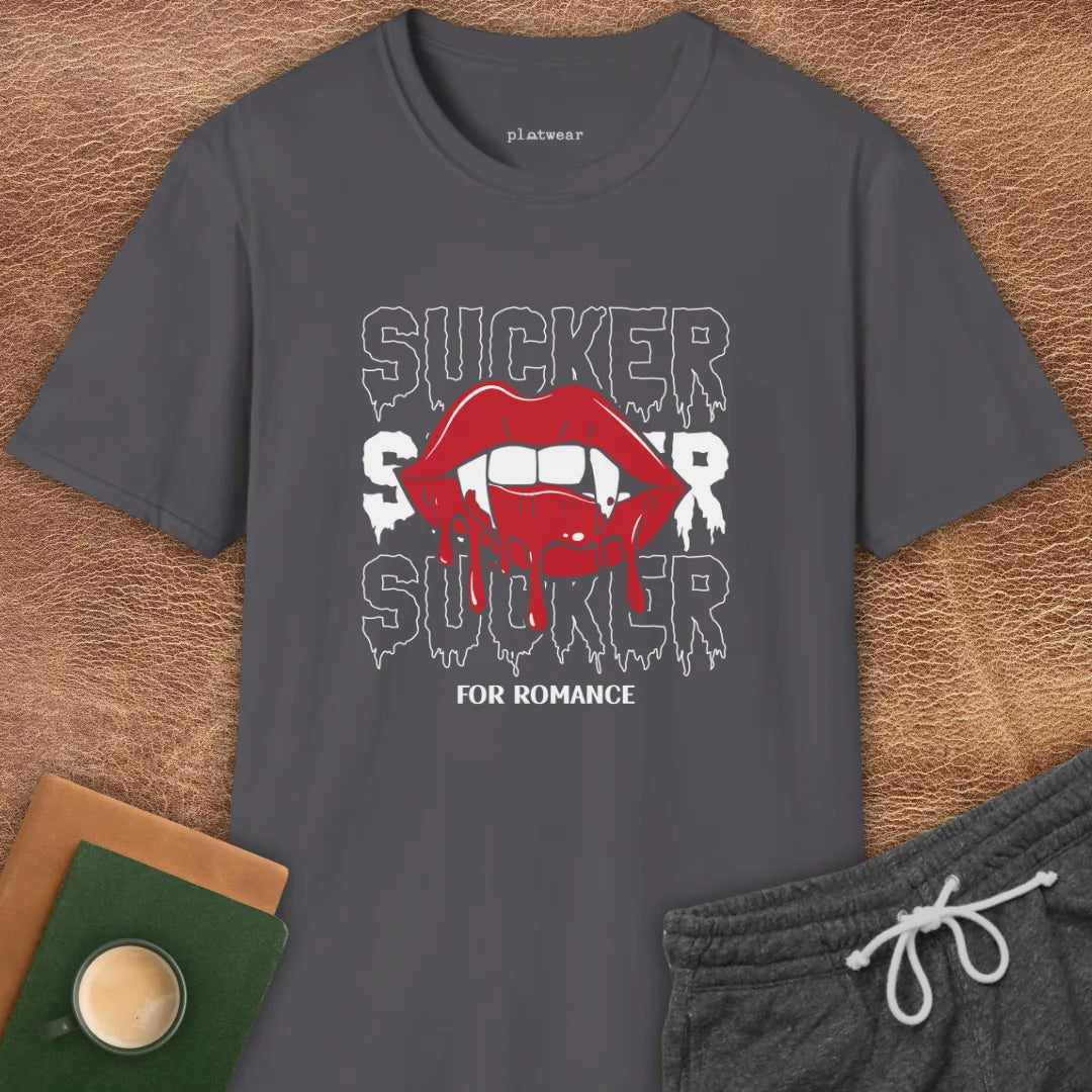 SUCKER FOR ROMANCE T-SHIRT