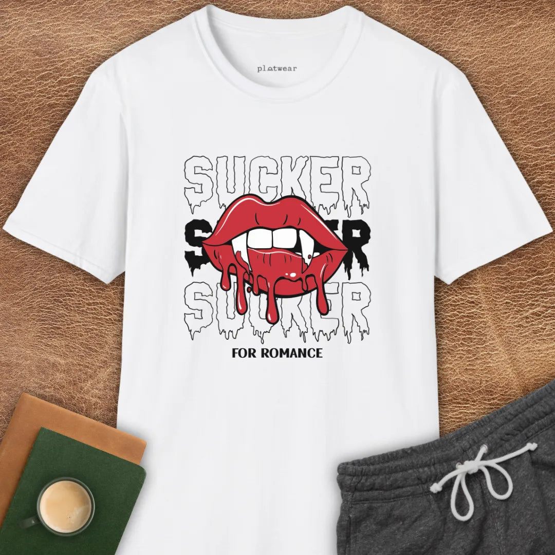 SUCKER FOR ROMANCE T-SHIRT