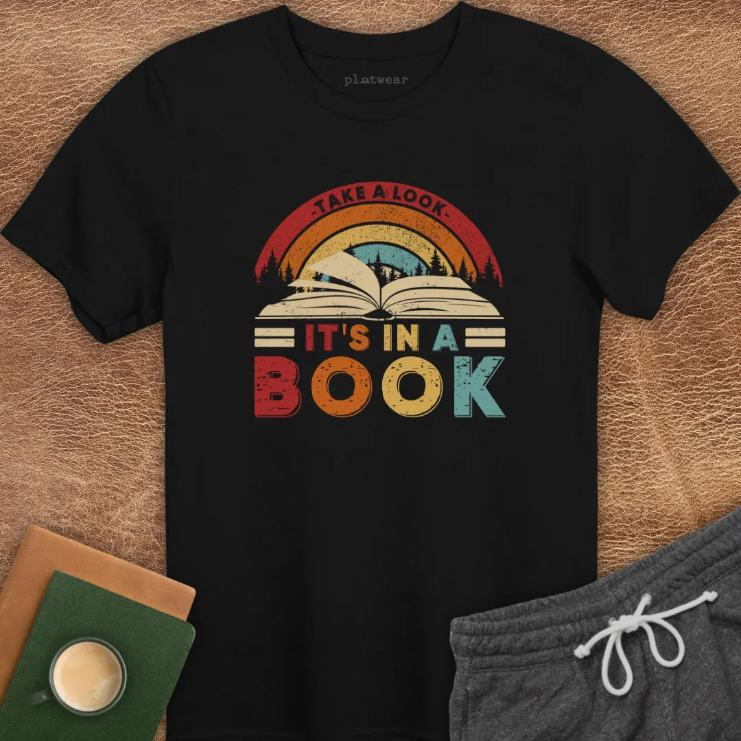 IT'S IN A BOOK T-SHIRT