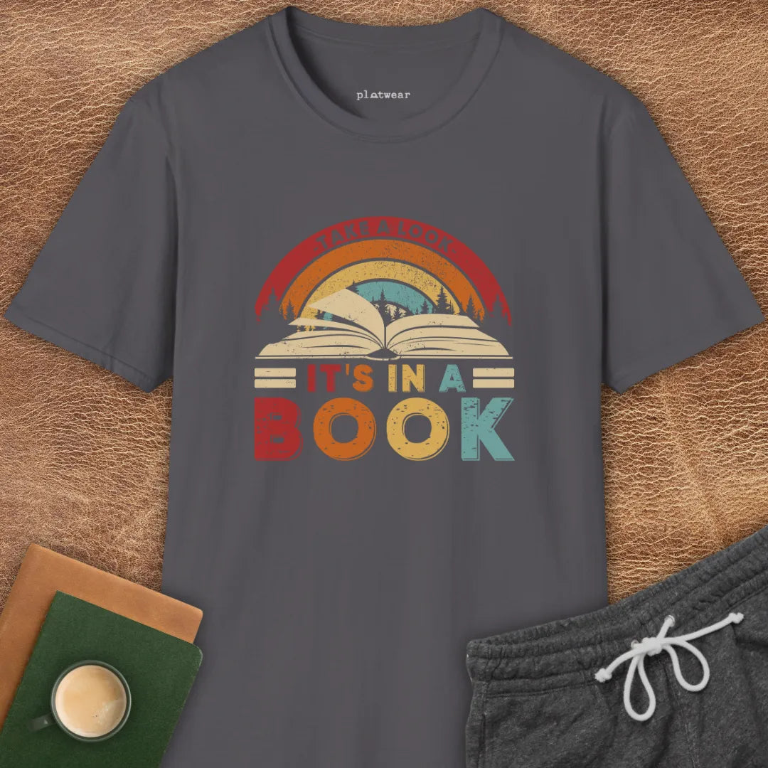 IT'S IN A BOOK T-SHIRT