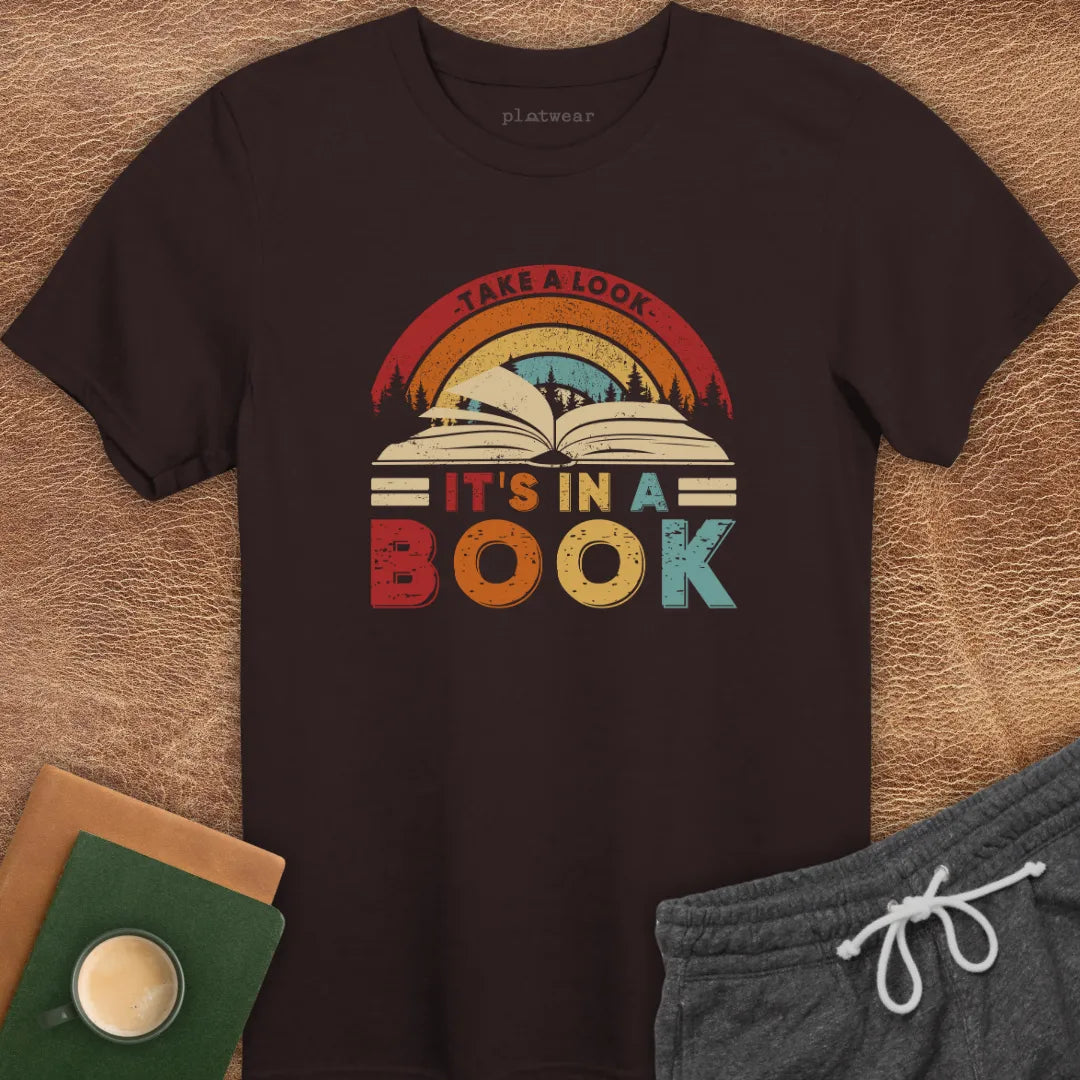 IT'S IN A BOOK T-SHIRT