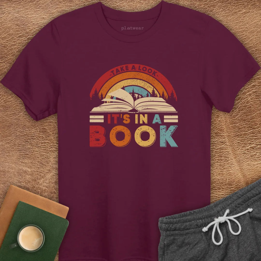 IT'S IN A BOOK T-SHIRT