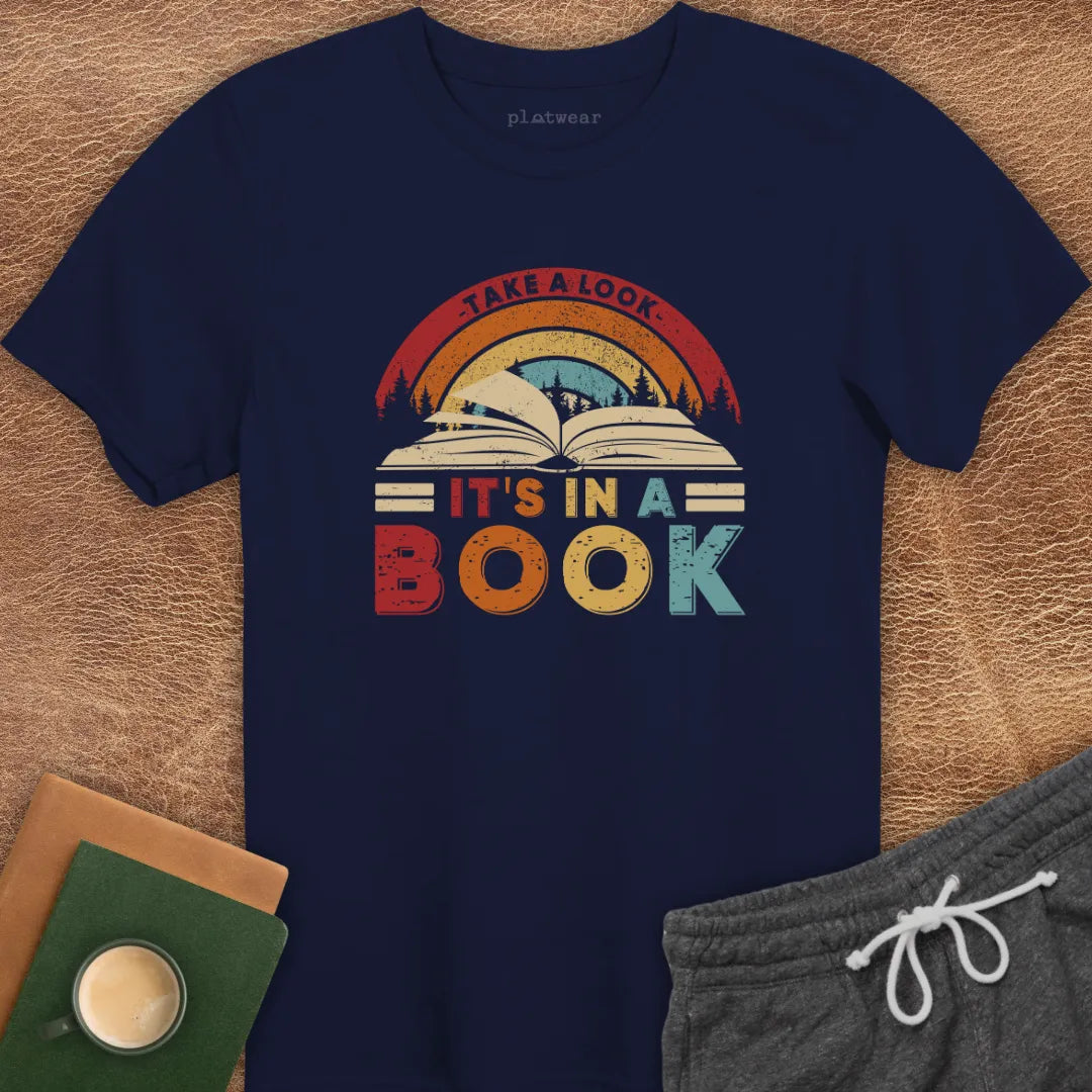 IT'S IN A BOOK T-SHIRT