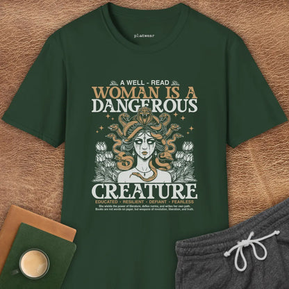 A WELL READ WOMAN T-SHIRT