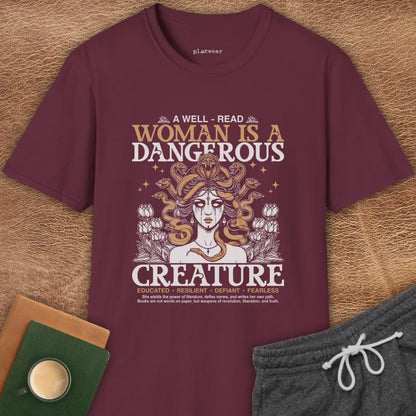 A WELL READ WOMAN T-SHIRT