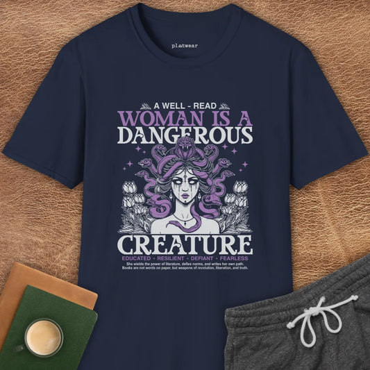 A WELL READ WOMAN T-SHIRT