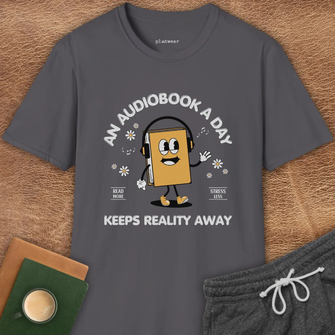 AN AUDIOBOOK A DAY T-SHIRT