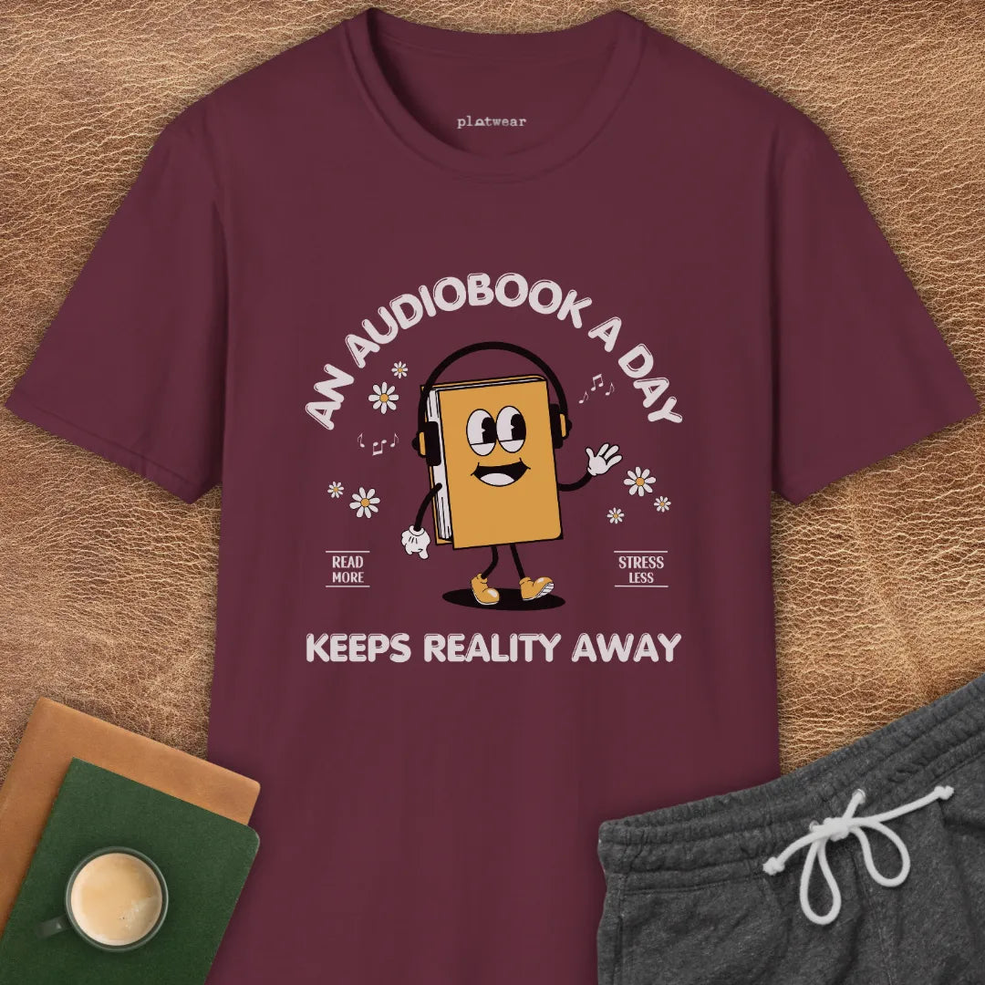 AN AUDIOBOOK A DAY T-SHIRT