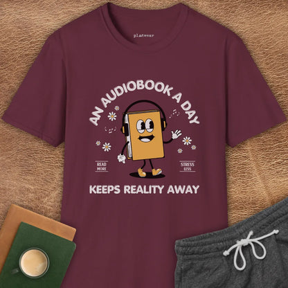 AN AUDIOBOOK A DAY T-SHIRT