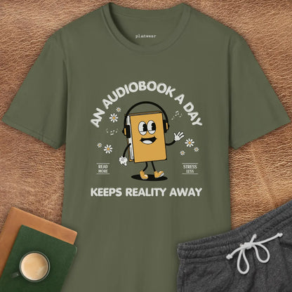 AN AUDIOBOOK A DAY T-SHIRT