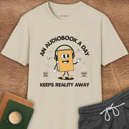 AN AUDIOBOOK A DAY T-SHIRT