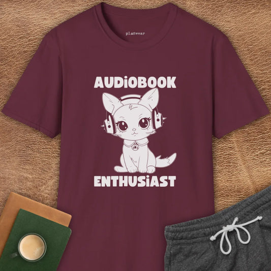 AUDIOBOOK ENTHUSIAST T-SHIRT