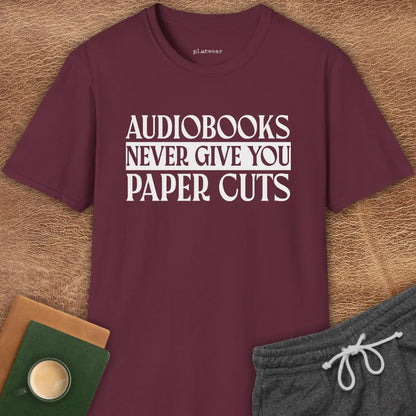 AUDIOBOOKS NEVER T-SHIRT