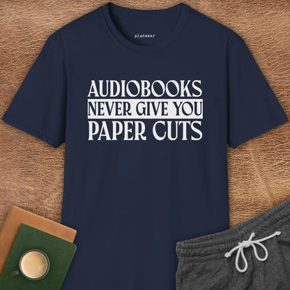 AUDIOBOOKS NEVER T-SHIRT
