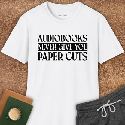 AUDIOBOOKS NEVER T-SHIRT