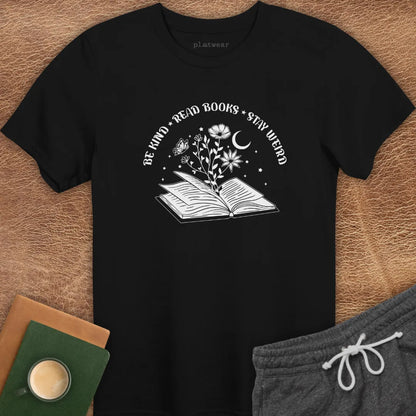 BE KIND READ BOOKS T-SHIRT