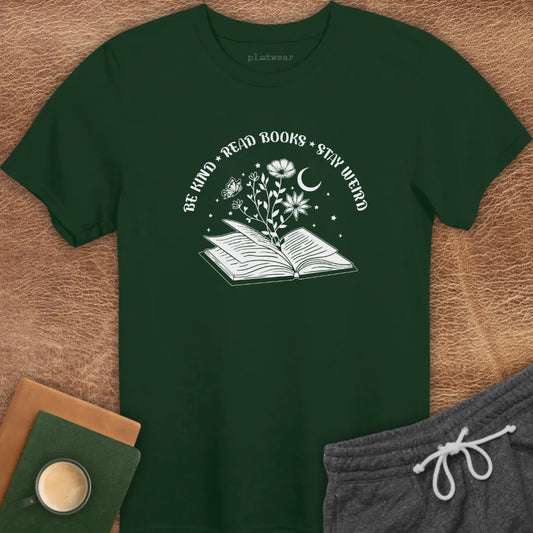 BE KIND READ BOOKS T-SHIRT