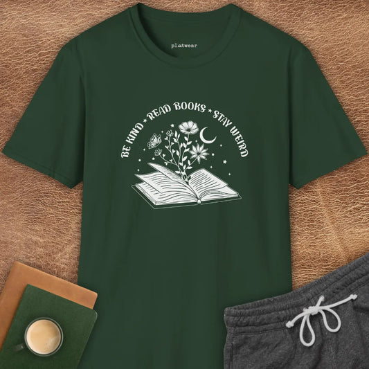 BE KIND READ BOOKS T-SHIRT