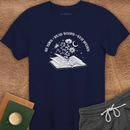 BE KIND READ BOOKS T-SHIRT