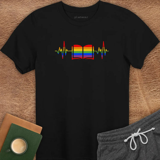 BOOK HEARTBEAT T-SHIRT