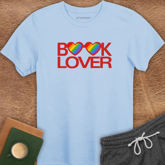 BOOK LOVER RAINBOW T-SHIRT