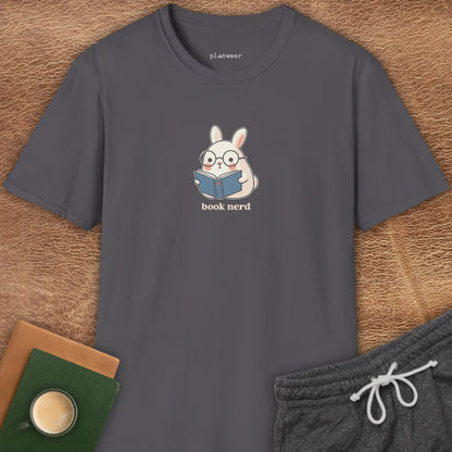 BOOK NERD RABBIT T-SHIRT