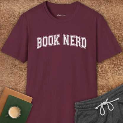 BOOK NERD COLLEGE T-SHIRT