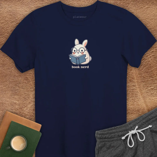 BOOK NERD RABBIT T-SHIRT