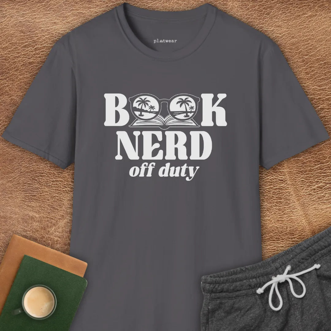 BOOK NERD OFF DUTY T-SHIRT