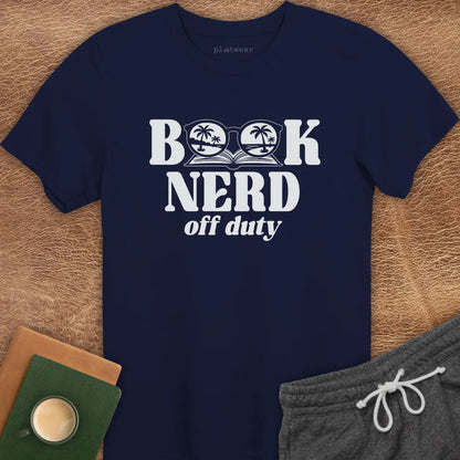 BOOK NERD OFF DUTY T-SHIRT