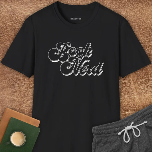 BOOK NERD RETRO T-SHIRT