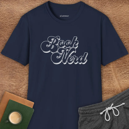 BOOK NERD RETRO T-SHIRT