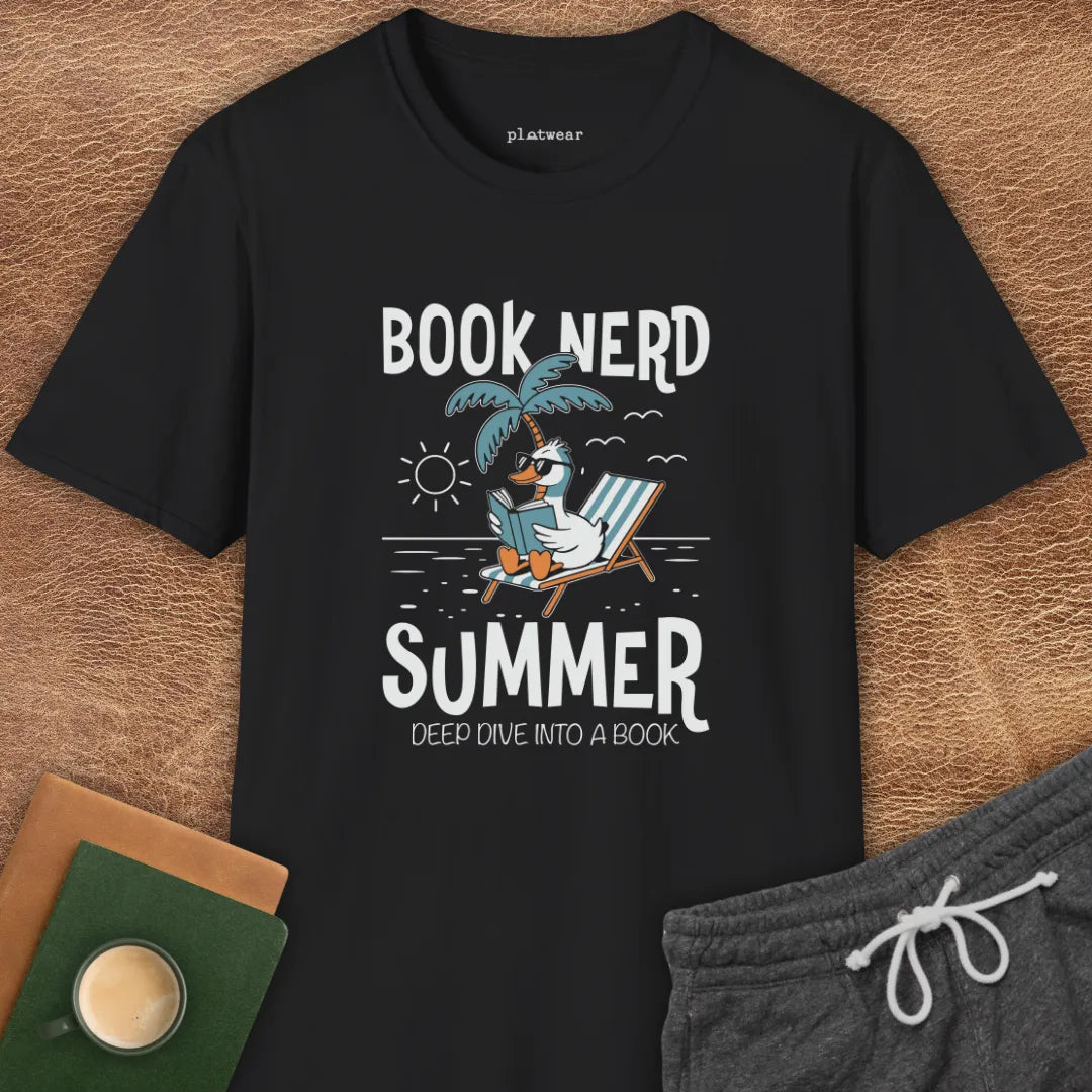 BOOK NERD SUMMER T-SHIRT