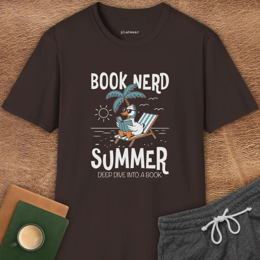 BOOK NERD SUMMER T-SHIRT