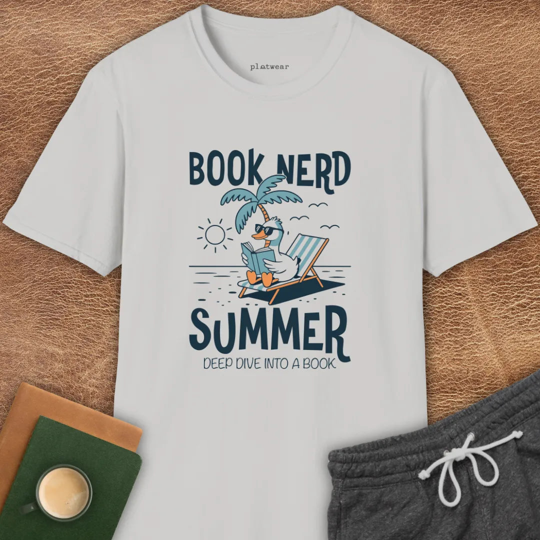 BOOK NERD SUMMER T-SHIRT