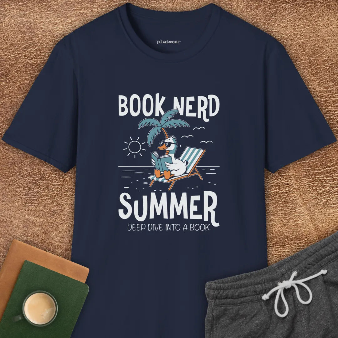 BOOK NERD SUMMER T-SHIRT