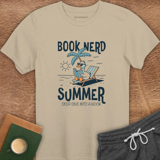 BOOK NERD SUMMER T-SHIRT