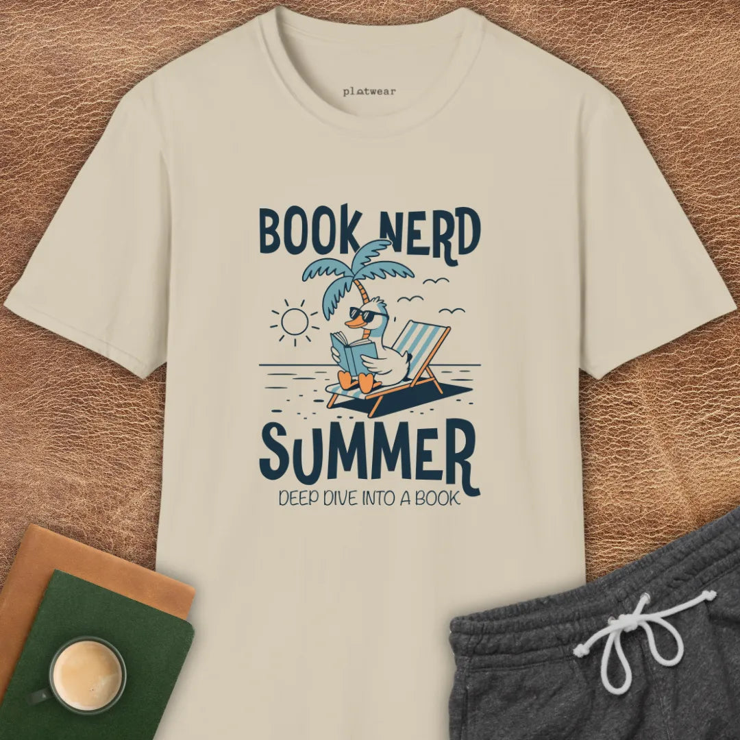 BOOK NERD SUMMER T-SHIRT