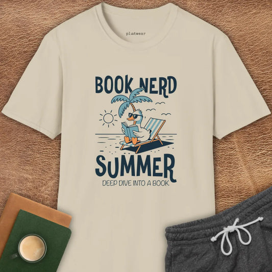 BOOK NERD SUMMER T-SHIRT