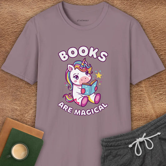 BOOKS ARE MAGICAL T-SHIRT