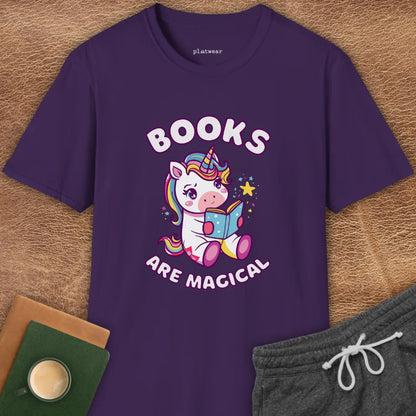 BOOKS ARE MAGICAL T-SHIRT