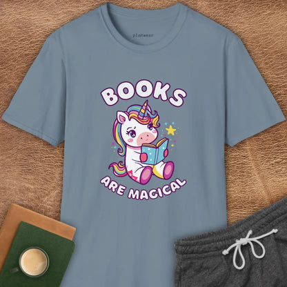 BOOKS ARE MAGICAL T-SHIRT