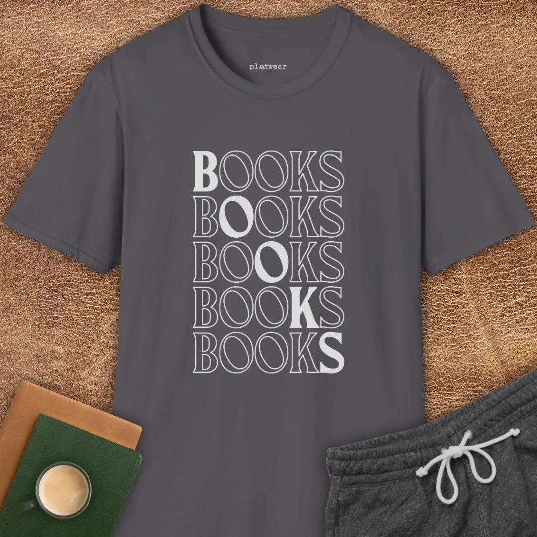 BOOKS BOOKS T-SHIRT