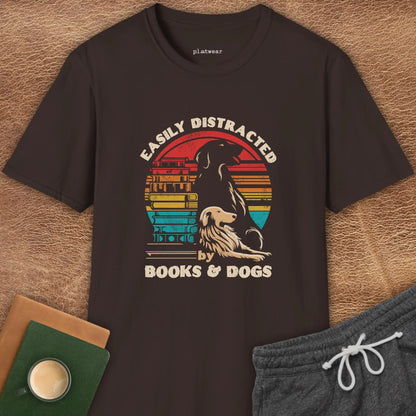 BOOKS + DOGS T-SHIRT