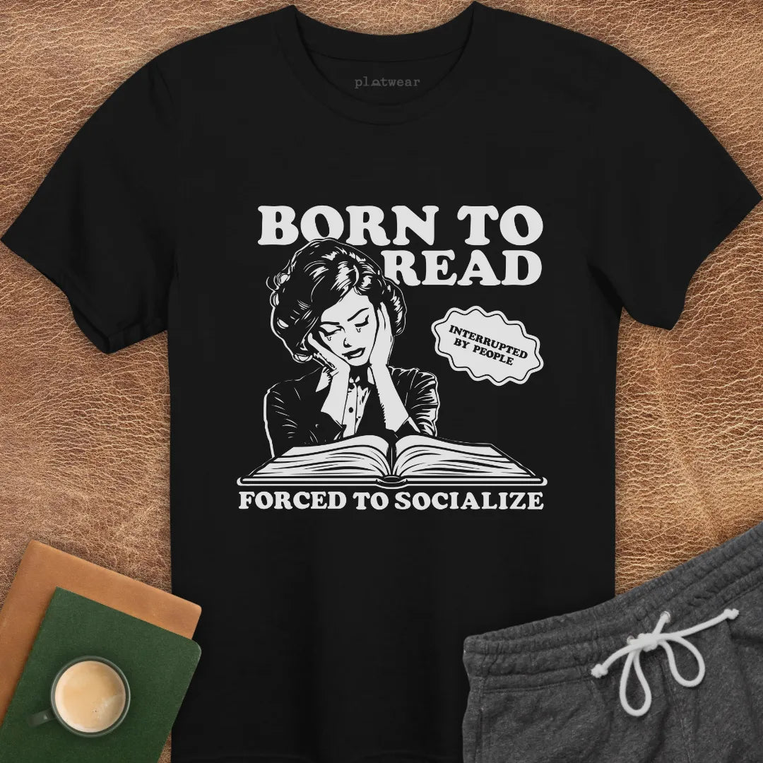 FORCED TO SOCIALIZE T-SHIRT
