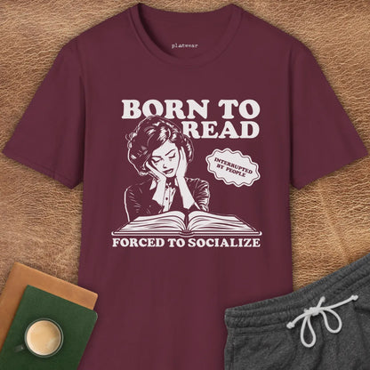 FORCED TO SOCIALIZE T-SHIRT