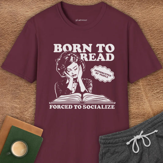 FORCED TO SOCIALIZE T-SHIRT