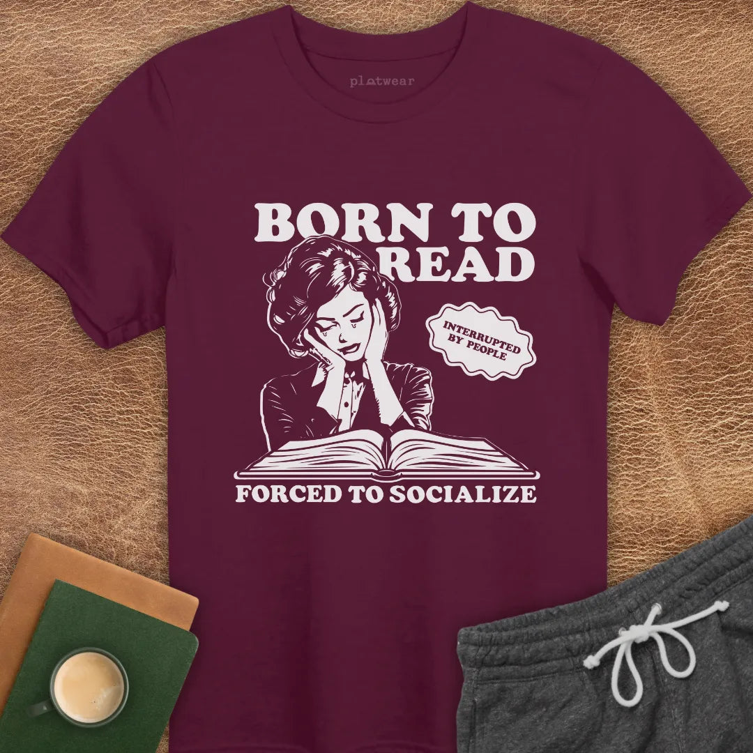 FORCED TO SOCIALIZE T-SHIRT